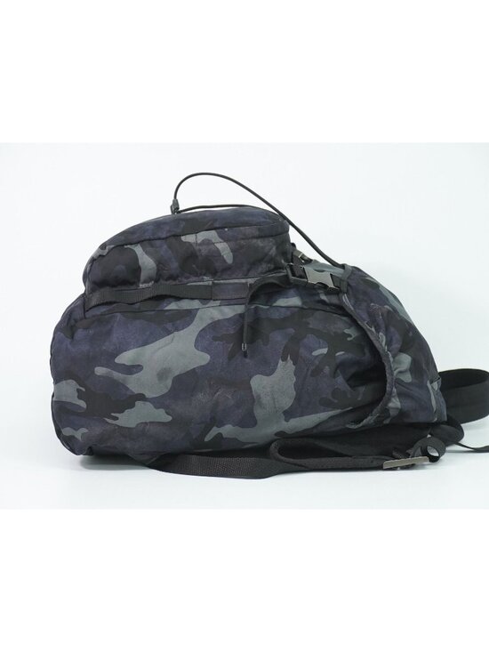 Prada Camouflage Pattern Backpack Nylon Navy main image 9